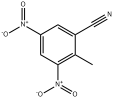 2-甲基-3,5-二硝基-苯甲腈 结构式