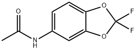 N-(2,2-Difluoro-benzo[1,3]dioxol-5-yl)-acetamide 结构式