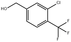 3-氯-4-三氟甲基苄醇 结构式