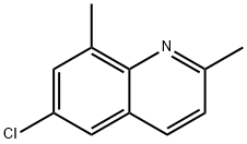 6-氯-2,8-二甲基喹啉 结构式
