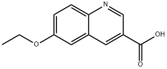 6-乙氧基3-喹啉羧酸 结构式