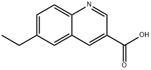 6-乙基3-喹啉羧酸 结构式