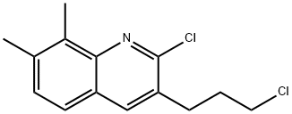 2-CHLORO-3-(3-CHLOROPROPYL)-7,8-DIMETHYLQUINOLINE 结构式