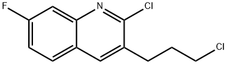 2-CHLORO-3-(3-CHLOROPROPYL)-7-FLUOROQUINOLINE 结构式