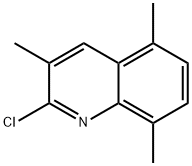 2-CHLORO-3,5,8-TRIMETHYLQUINOLINE 结构式