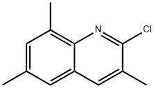 2-CHLORO-3,6,8-TRIMETHYLQUINOLINE 结构式