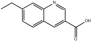 7-ETHYLQUINOLINE-3-CARBOXYLIC ACID 结构式