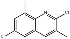 2,6-DICHLORO-3,8-DIMETHYLQUINOLINE 结构式