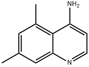 4-AMINO-5,7-DIMETHYLQUINOLINE 结构式