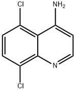 4-AMINO-5,8-DICHLOROQUINOLINE 结构式