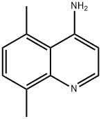 4-AMINO-5,8-DIMETHYLQUINOLINE 结构式