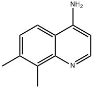 4-AMINO-7,8-DIMETHYLQUINOLINE 结构式