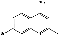 4-AMINO-7-BROMO-2-METHYLQUINOLINE 结构式