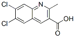 6,7-DICHLORO-2-METHYLQUINOLINE-3-CARBOXYLIC ACID 结构式