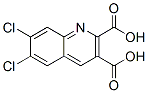 6,7-DICHLOROQUINOLINE-2,3-DICARBOXYLIC ACID 结构式