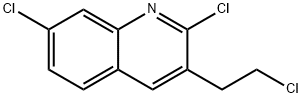 3-(2-氯乙基)-2,7-二氯喹啉 结构式