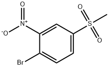 2-溴-5-甲基磺酰硝基苯 结构式