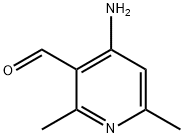 4-氨基-2,6-二甲基-3-吡啶甲醛 结构式