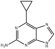 9H-Purin-2-amine,  6-cyclopropyl- 结构式