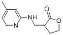 3-((4-METHYLPYRIDIN-2-YLAMINO)METHYLENE)DIHYDROFURAN-2(3H)-ONE 结构式