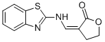 3-((BENZO[D]THIAZOL-2-YLAMINO)METHYLENE)DIHYDROFURAN-2(3H)-ONE 结构式