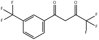 4,4,4-三氟-1-[3-(三氟甲基)苯基]丁-1,3-二酮 结构式