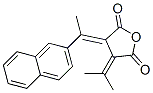 3-ISOPROPYLIDENE-4-[1-NAPHTHALEN-2-YL-ETH-(E)-YLIDENE]-DIHYDRO-FURAN-2,5-DIONE 结构式