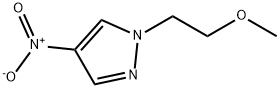 1-(2-甲氧基乙基)-4-硝基-1H-吡唑 结构式