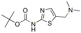 Carbamic  acid,  N-[5-[(dimethylamino)methyl]-2-thiazolyl]-,  1,1-dimethylethyl  ester 结构式