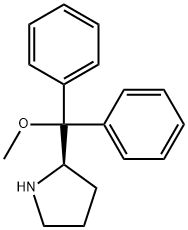 (R)-2-(甲氧基二苯甲基)吡咯烷 结构式