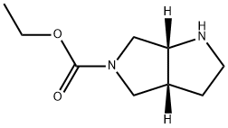 (3AR,6AR)-5-乙氧羰基六氢吡咯并[3,4-B]吡咯 结构式