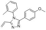 3-(4-METHOXYPHENYL)-4-O-TOLYL-5-VINYL-4H-1,2,4-TRIAZOLE 结构式