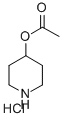 4-ACETOXY-PIPERIDINE, HYDROCHLORIDE 结构式