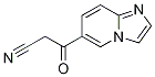 3-(咪唑并[1,2-A]吡啶-6-基)-3-氧代丙腈 结构式