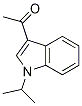 1-[1-(1-甲基乙基)-1H-吲哚-3-基]乙酮 结构式