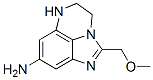 4H-Imidazo[1,5,4-de]quinoxalin-8-amine,  5,6-dihydro-2-(methoxymethyl)- 结构式