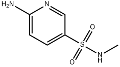 6-氨基-N-甲基吡啶-3-磺酰胺 结构式