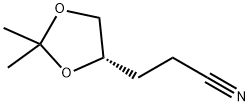 (S)-4,5-O-亚异丙基-4,5-二羟基戊腈 结构式