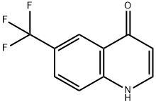 6-(三氟甲基)喹啉-4-酮 结构式