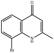 8-BROMO-2-METHYLQUINOLIN-4(1H)-ONE 结构式