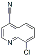 4-Quinolinecarbonitrile,  8-chloro- 结构式