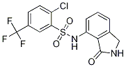 BenzenesulfonaMide,2-chloro-N-(2,3-dihydro-3-oxo-1H-isoindol-4-yl)-5-(trifluoroMethyl)- 结构式