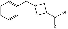 1-苄基氮杂环丁烷-3-甲酸 结构式