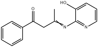 3-(3-HYDROXYPYRIDIN-2-YLIMINO)-1-PHENYLBUTAN-1-ONE 结构式
