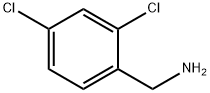 2,4-二氯苯甲胺 结构式