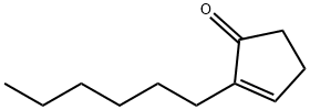 2-己基-2-环戊烯-1-酮 结构式