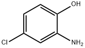 2-氨基-4-氯苯酚 结构式