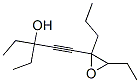 4-Nonyn-3-ol, 6,7-epoxy-3-ethyl-6-propyl- 结构式