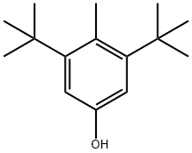 3,5-di-tert-butyl-4-hydroxytoluene 结构式