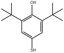 2,6-二叔丁基-4-巯基苯酚 结构式